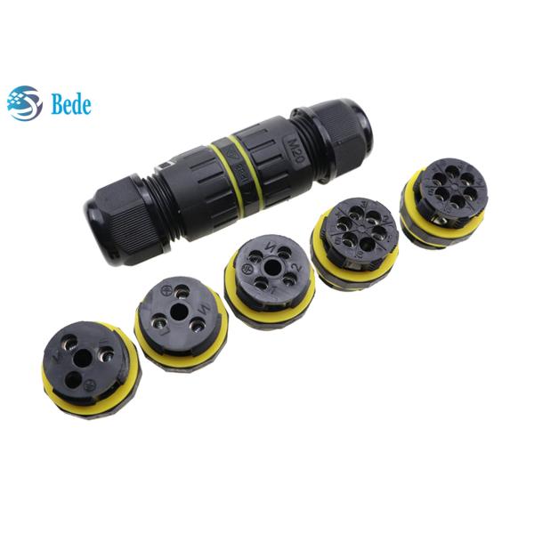 Cables connecteur IP68 imperméables électriques souterrains 2 bornes M16 de la Manche 2~3 extérieures