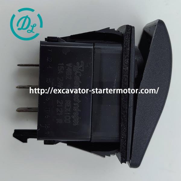 EexcavaStart Sumitomo SH225X-3B Excavator Cab Rocker Switch KHR28540 24V