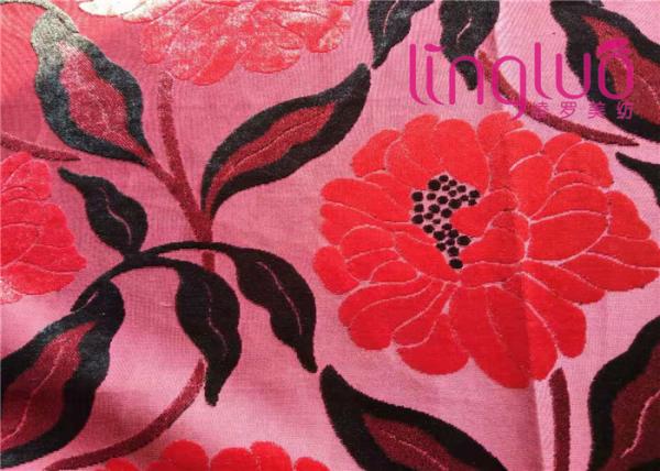 Furniture Upholstery Jacquard Sofa Fabric Fleece Velvet Jacquard Print Fabric