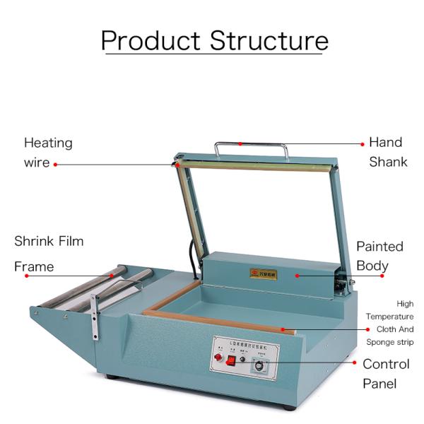 Полуавтоматическая машина для резки пластиковых пакетов типа L DUOQI 380L для упаковки продуктов питания