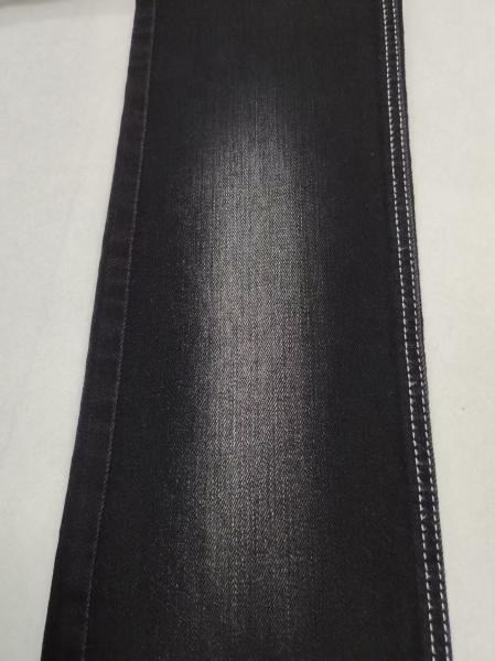 Weak Stretch Dual-Core Siro Yarn Cross Slub  85%Cotton BLACKBLACK 10S Denim Fabric For Jeans Or Jacket