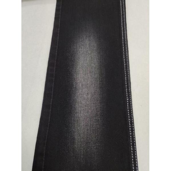 Weak Stretch Dual-Core Siro Yarn Cross Slub  85%Cotton BLACKBLACK 10S Denim Fabric For Jeans Or Jacket