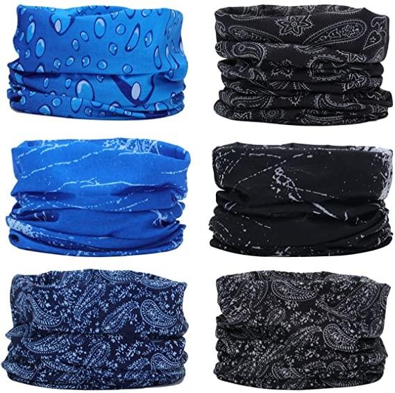 Logo Print Cotton Seamless Custom Tubular Plain Bandanas