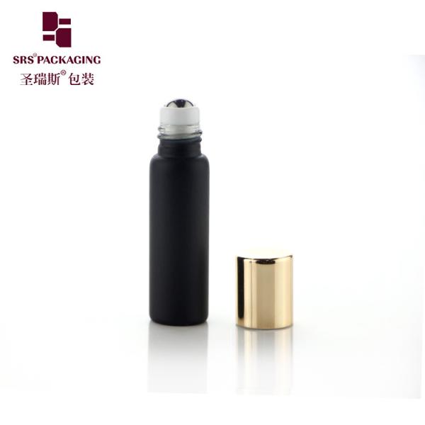 Walled Glass Roller Bottles 5ml Customizable Logo Steel Ball Leak Proof Design