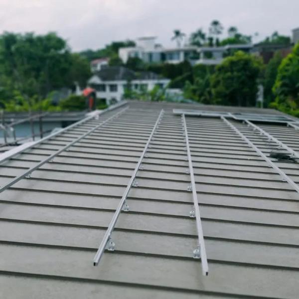 Sturdy PV Module Clamps Fasteners Photovoltaic Installation Clamp