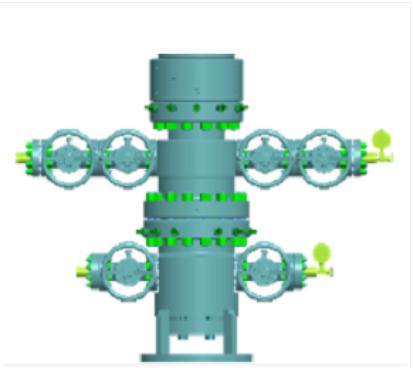 Conventional wellhead Rated Working  Pressure 2000-­25000psi   