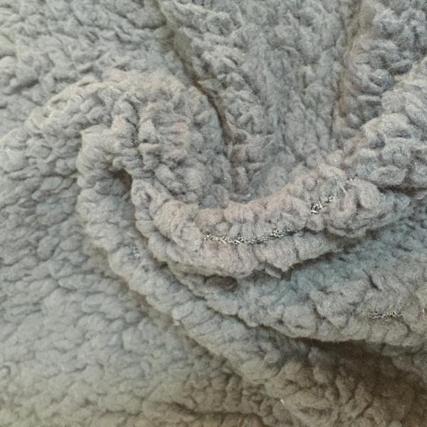 Dyed Polyester Cloth Material Polyester Plush Sherpa With Custom Design