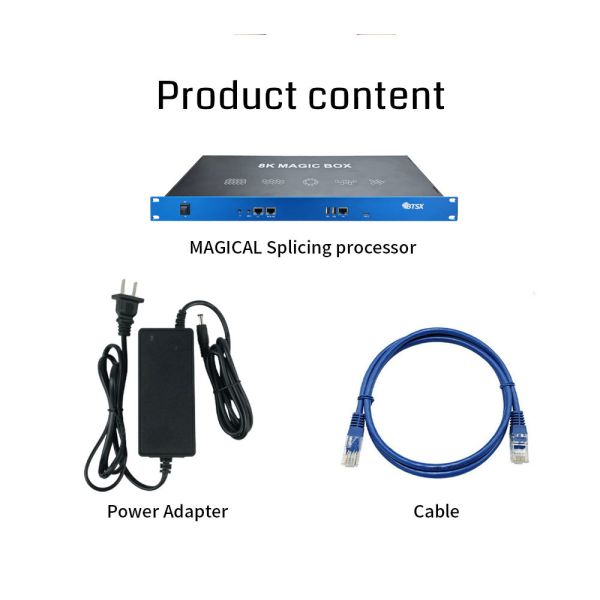 8K60 Video Wall Controller with FPGA Chip for 15-Screen Splicing and Seamless Multi-Screen Display