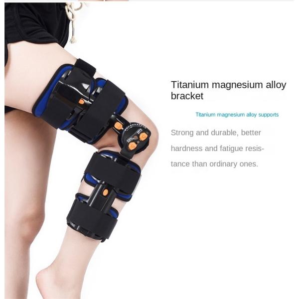 CE Certification Metal Adjustable Orthopedic Knee Brace for Rehabilitation Support