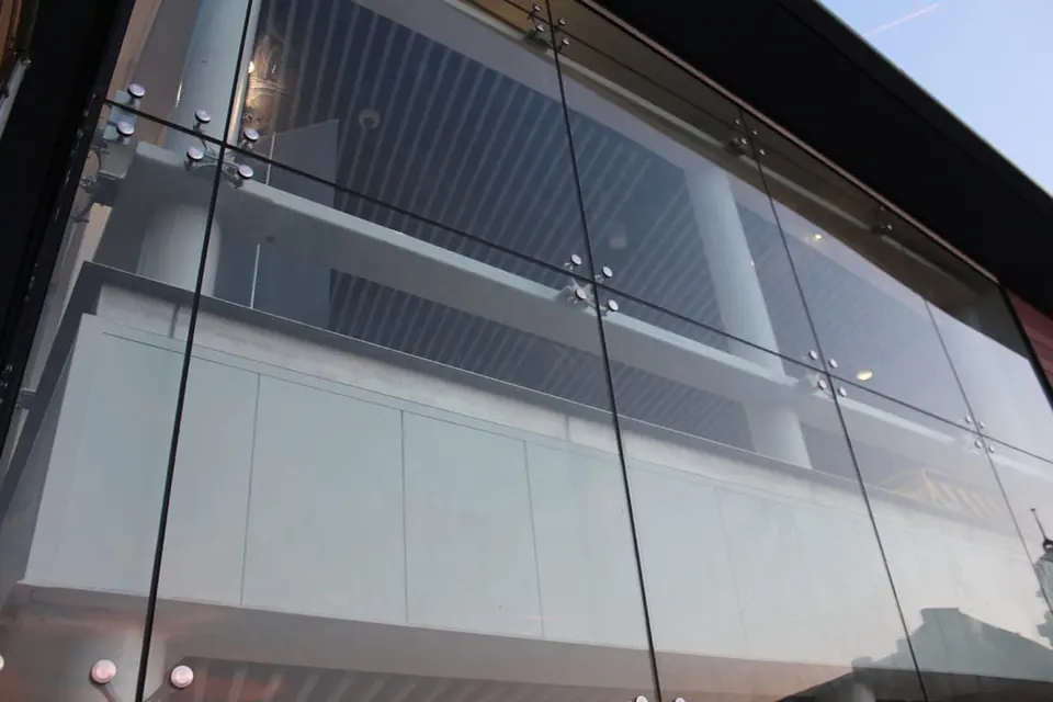 Стеклянная нержавеющая сталь системы паука ненесущих стен одно оружие с законченным зеркалом