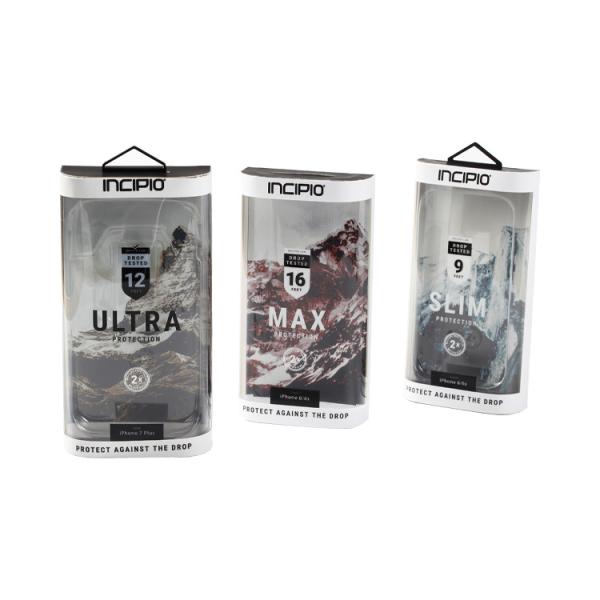 Blister PVC Plastic Clear Packaging Box Mobile Phone Case Cover Cosmetic Gift Box For Flat Items