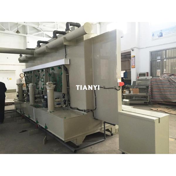 Patterns Logos Textures Vertical Etching Machine For Stainless Steel Metal Surfaces