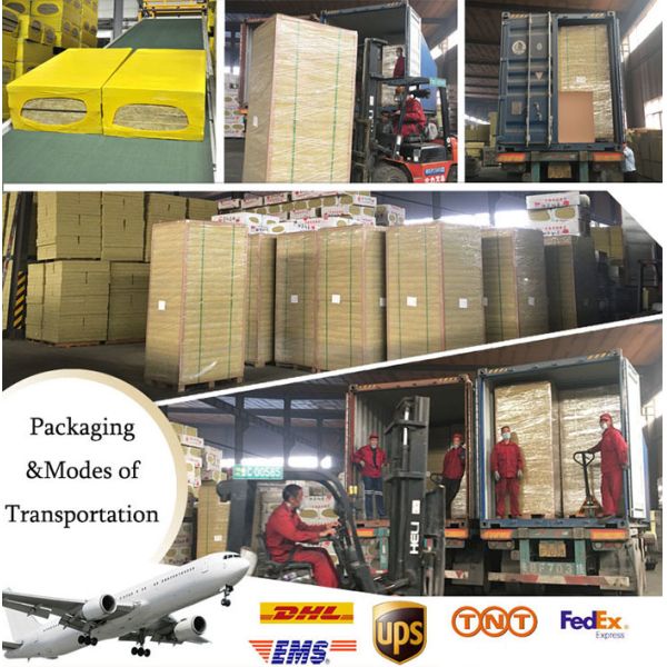 Thermal Slab Rock Wool Board Fireproof Soundproof For Wall Roof Ceiling