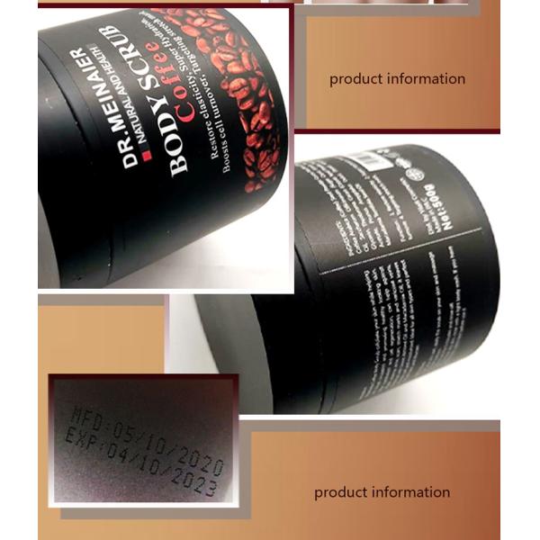 El café natural de GMPC friega la sal Exfoliating del mar muerto friega retiro del acné