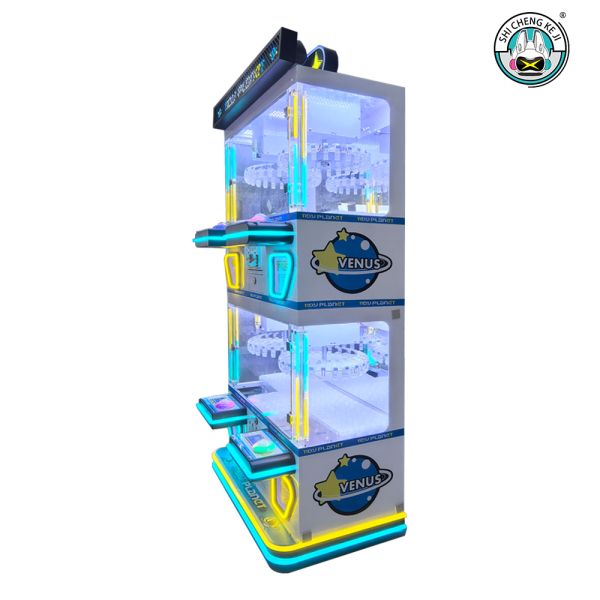 Double Magic Clip Indoor Coin Operated Arcade Machines Fun Claw Clip Gifts Game