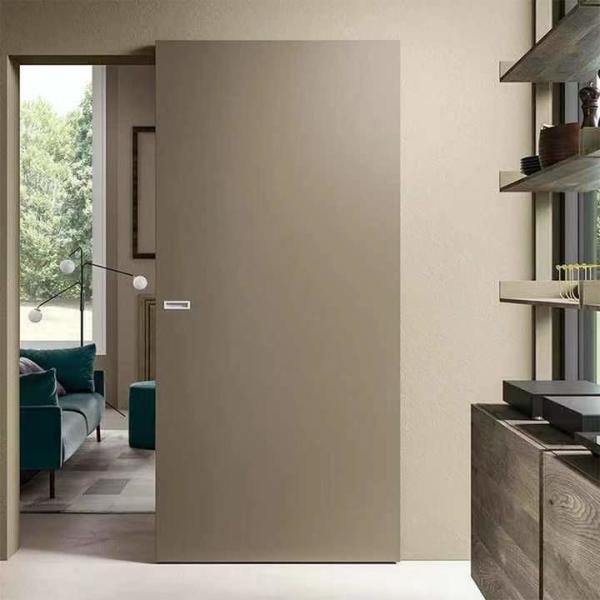 House Office Polymer MDF Wooden Door External Composite Double Doors