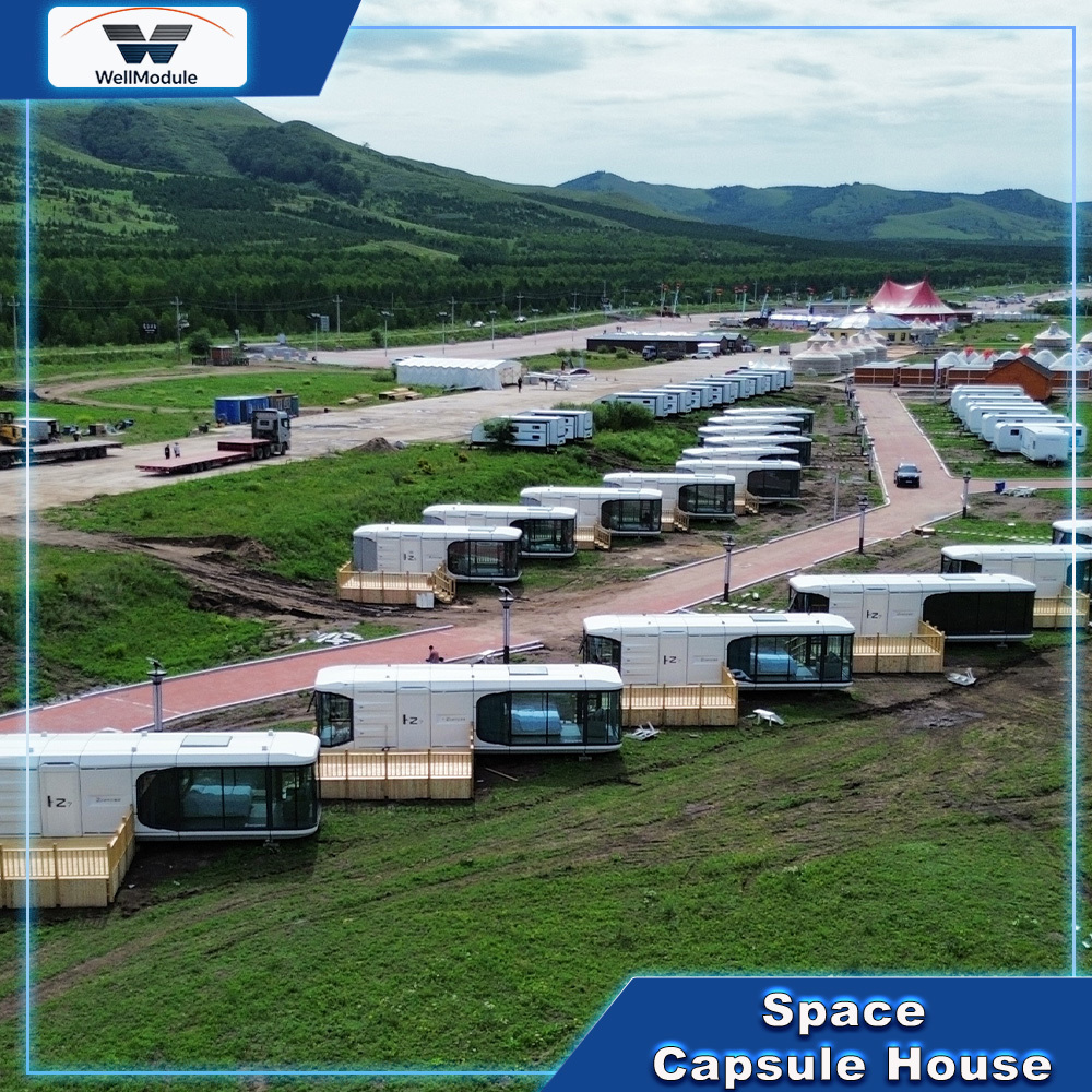Luxury Space Capsule Retreat: Your Dream Prefabricated Vacation Home