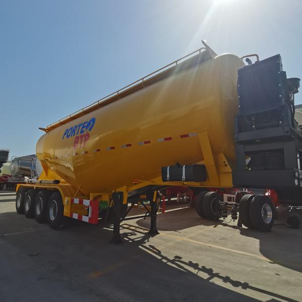 50t-70t Load Heavy-Duty Flour Tank Trailer with Jost Kingpin and Powerful Engine