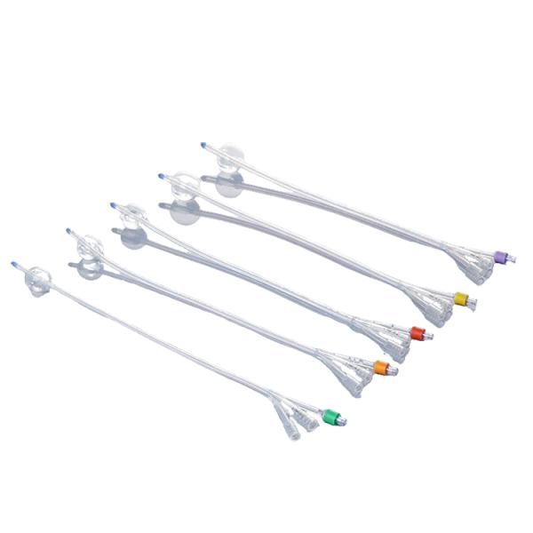 Розничные цены Медицинские расходные материалы одноразовые 100% Силикон 3-сторонний Стерильный Foley Катетер Поставщик