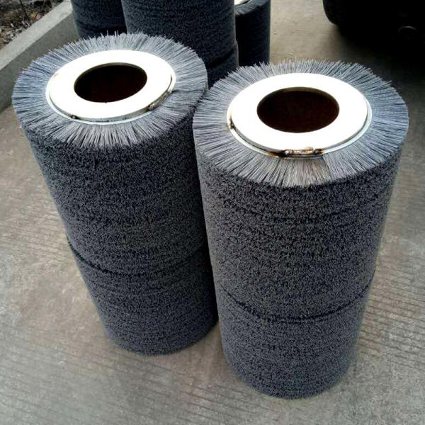 Polissage 250mm roue de fil abrasif brosses en nylon brosses en acier inoxydable brosses en acier circulaires brosses en acier pour la machine de polissage de pot