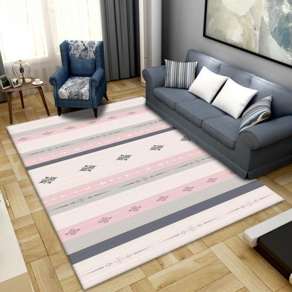 Anti sala personalizada 6x9 de Crystal Velvet Carpet For Living do deslizamento
