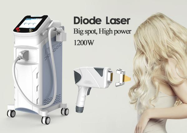 Professional Diode Laser Hair Removal Machine 755nm 808nm 1064nm 1200W 1 Handpiece