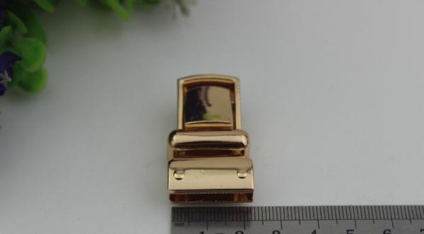 Fashion bag make accessories light gold metal press locks for handbags