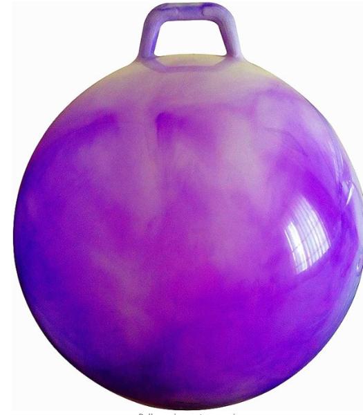 Round Space Hopper Ball with Air PumpHoppity Ball inflatable Bouncer Toy With Handle