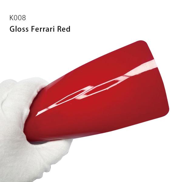 K008 Gloss Ferrari Red High Quality TPU Color Car Paint Protection Film