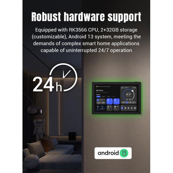 15.6 Inch RK3399 Wall Mounted Android Tablet with PoE Support for Smart Home Control