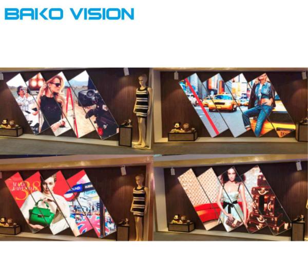 Moveable Indoor Digital Poster Display Stand Video Screen P2.5 P3 For Stores