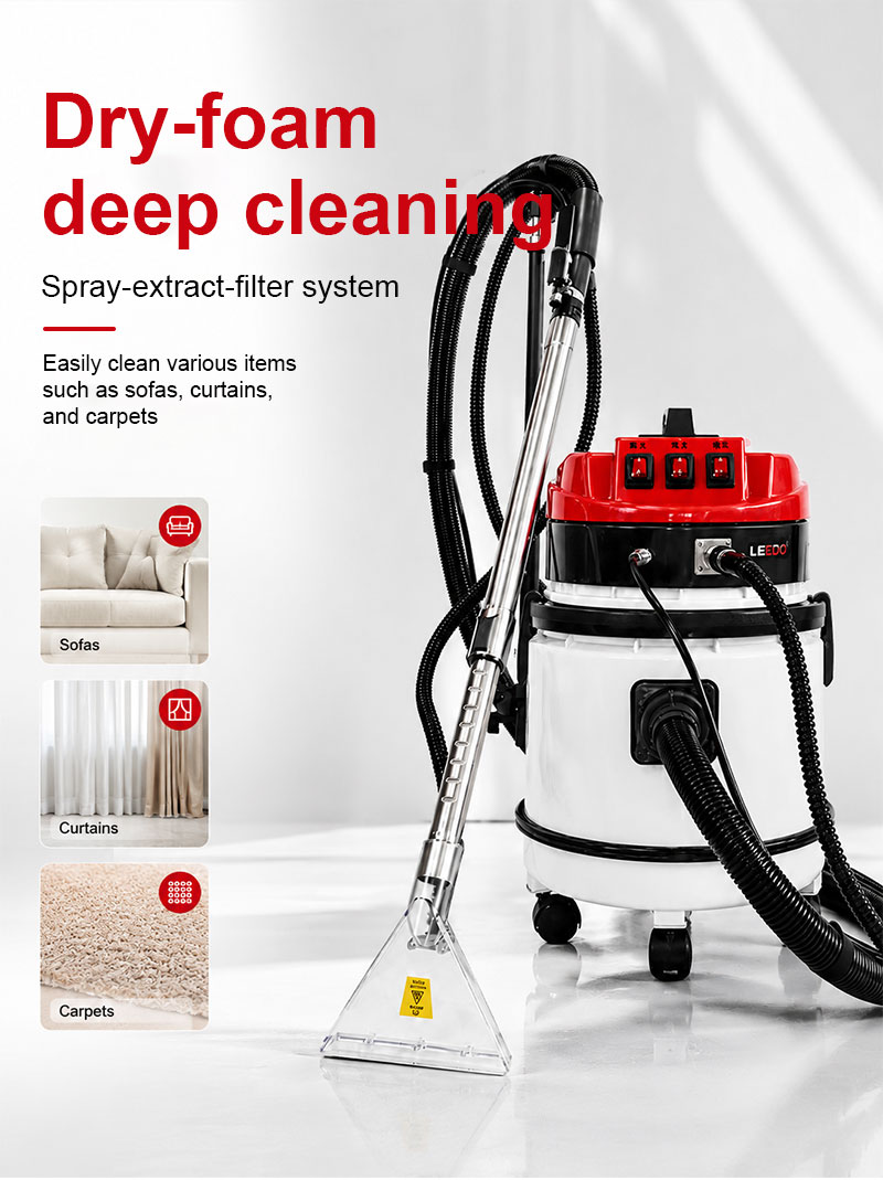 Small Industrial Steam Cleaning Machine 10L Dry/Wet Sofa Dry Cleaning Machine Suitable for Hospital Hotel