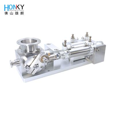 Air Driven Cat Food Cat Strips Packing Machine Using Ceramic Piston Pump With High Speed For Meet Jam Packing
