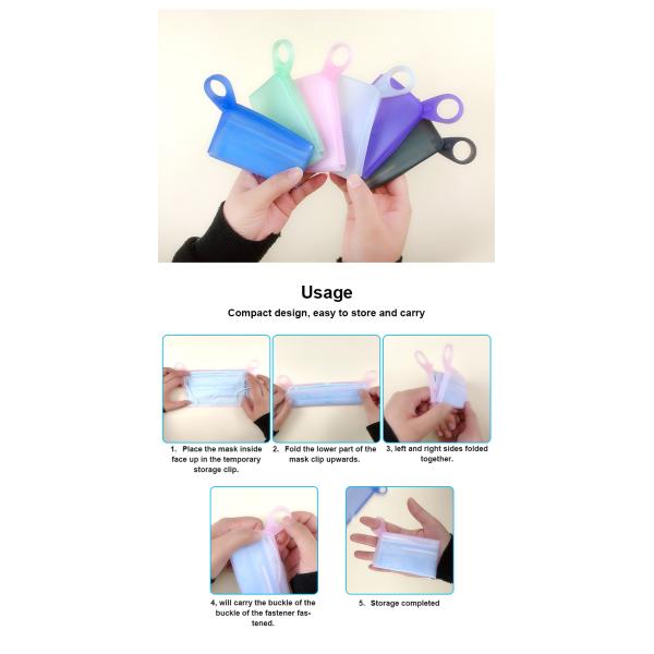 33G Foldable Silicone Houseware Face Covering Storage Box