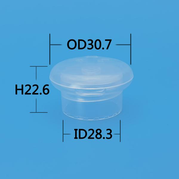 28/410 Mushroom Shape Plastic Flip Top Cap For Conditioner Bottle