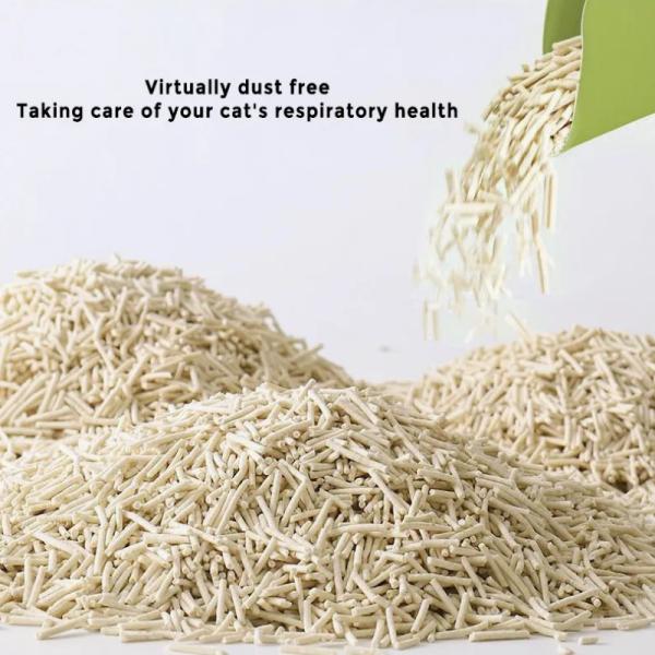 High Absorption Tofu Cat Litter Dust Free Strong Odor Control Environmentally Friendly