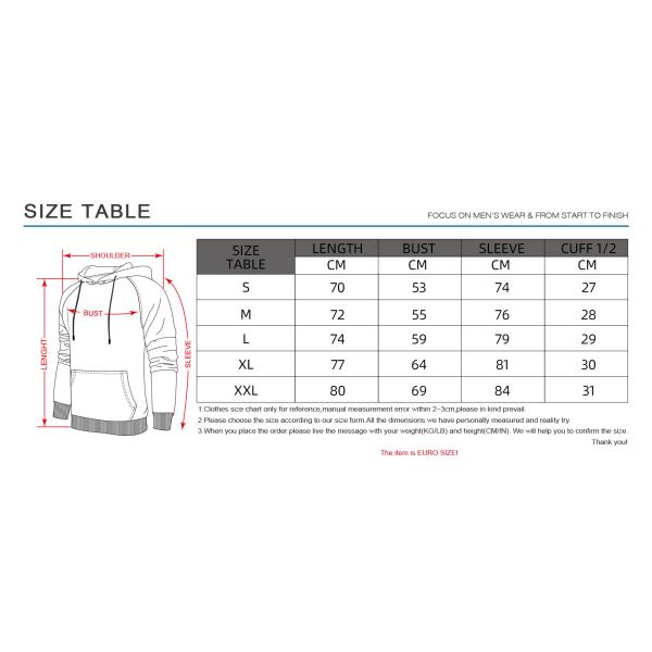 Men's Plus-size Hooded Sweatshirt Winter Streetman Loose White Fleece with Custom Print