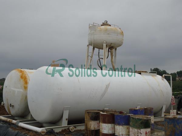 classe de solda do tanque de armazenamento do diesel da perfuração para a exploração do petróleo da placa de aço de 6mm uma isolação à prova de fogo de lãs de rocha