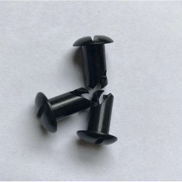 Bouton DZUS en aluminium noir pour le remplacement de pièces de voiture de course
