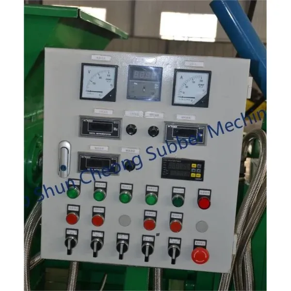 Double-heads Rubber Strainer Extruder/Force Feeding Rubber Strainer Machine with Double Head