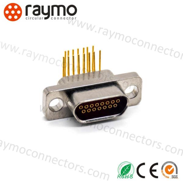 Connecteur rectangulaire miniature à 9 broches de la série J30J 500VAC 125°C