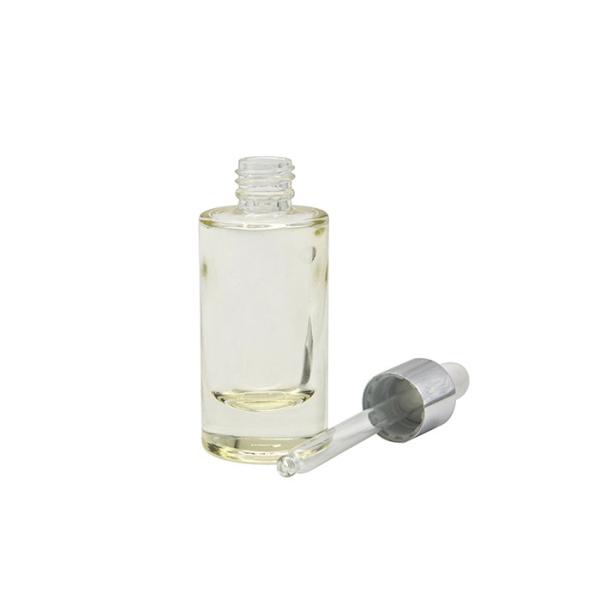 Aluminum Cap 50ml Amber Essential Oil Bottle With Dropper