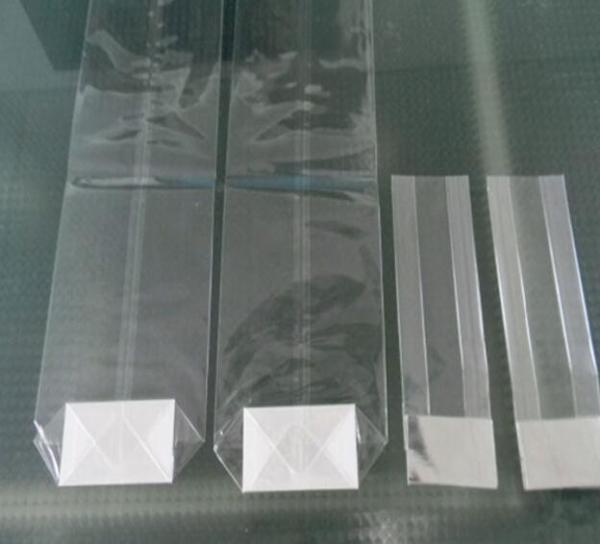 Self Adhesive Opp Pp Bopp Pe Square Bottom Clear Packing Plastic Bags, Cello Polypropylene Pouch Bags