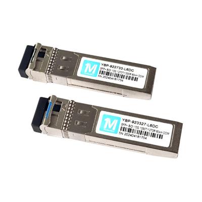 10G SFP BIDI LC DDM Optical Transceiver 60km 1270nm/1330nm WDM for High Availability Data Transfer