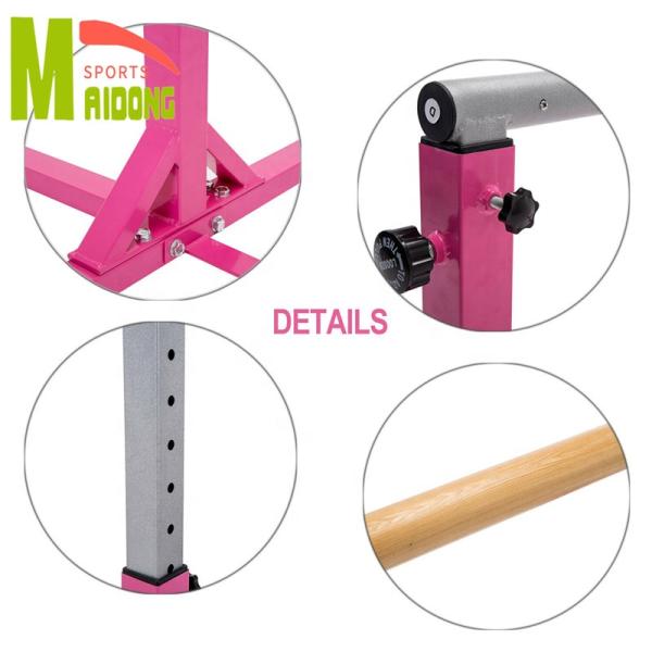 Customized Logo Spray Gymnastics Horizontal Bar For Outdoor Anti-Corrosion Steel
