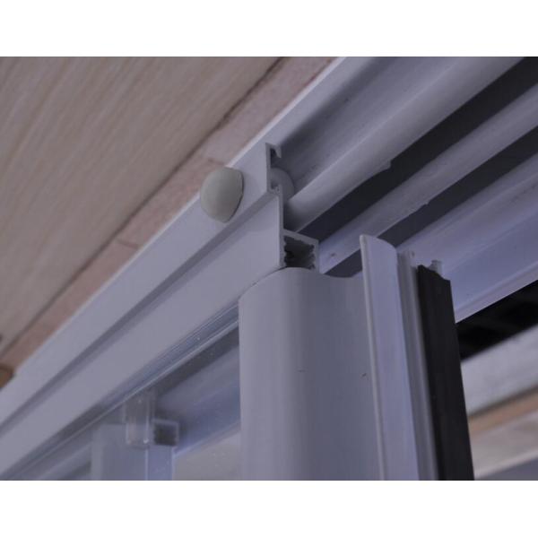 Изготовленная на заказ стеклянная дверь ливня, двери сползая стекла ливня 3Pcs с белизной покрасила профиль