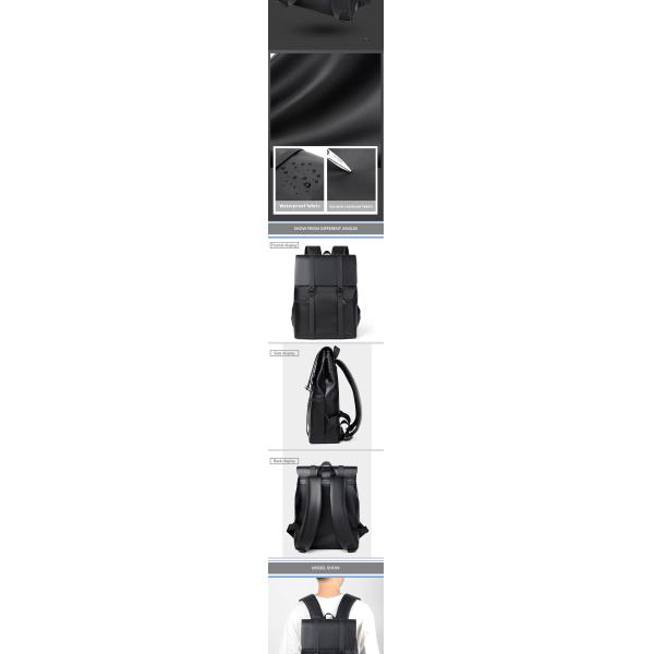 20-39Litre Modern PU Fabric Business Backpacks , Waterproof Laptop Backpack For Work