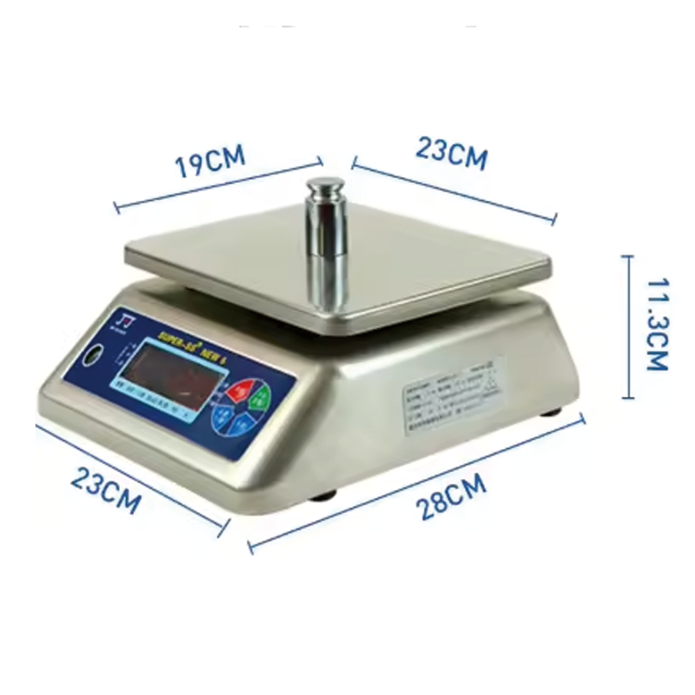 Precision Stainless Steel Lab Bench Scale IP68 Waterproof Medical Weighing Scale