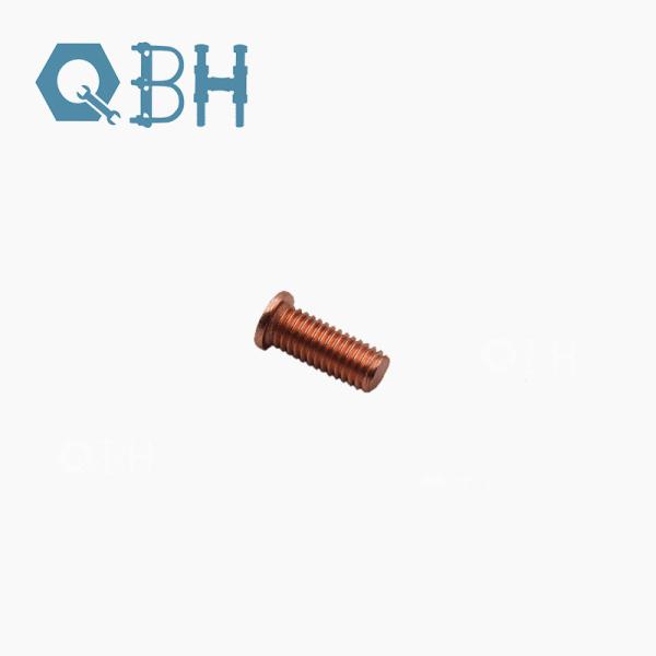 Copper Plated Welding M3 Stainless Steel Hex Head Bolts Din hex flange bolt