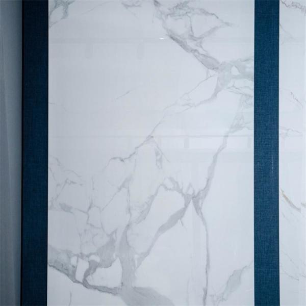 Glazed Polished Porcelain Marble Sintered Stone Tile Wall Slab Simple Design